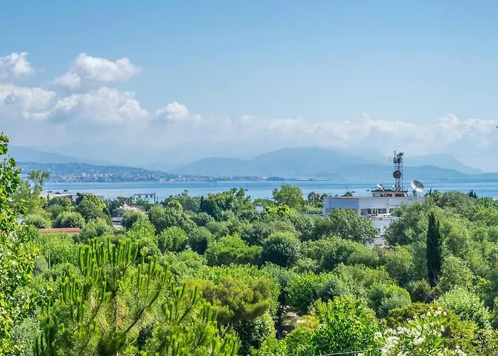 A7- 2 Bdr Sea & Mountain View - Ac, Parking, Pool & Terrace أنتيب